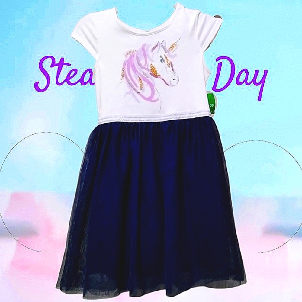 Unicorn Dress for Girls -SOLD-